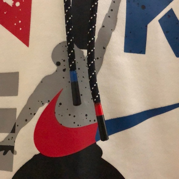 NWT Nike Air Jordan Hoodie in White w/ Jumpman - Picture 6 of 13